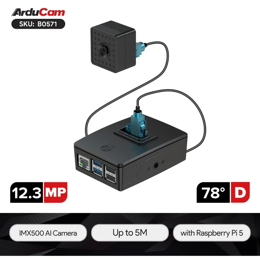 B0571 All-in-One GMSL RPi AI Camera Kit