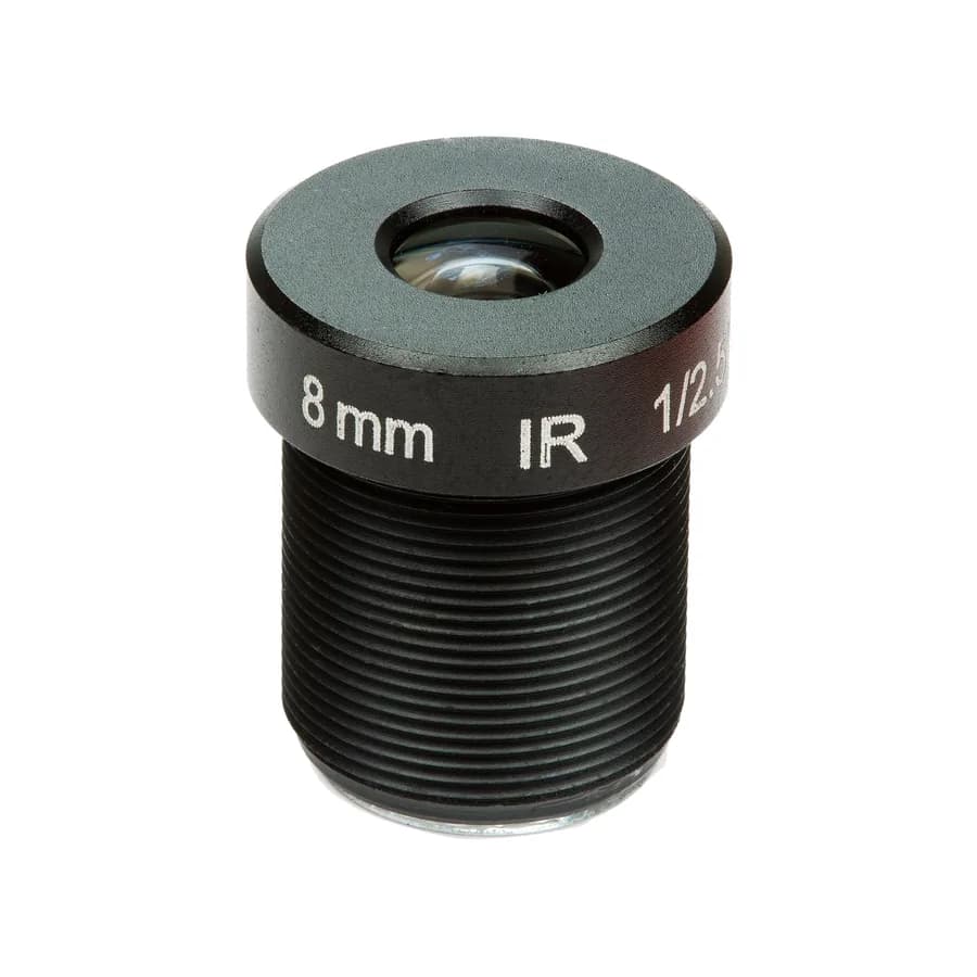 LN002 Arducam 1/2.5" M12 Mount 8mm Focal Length Camera Lens M2508ZH02
