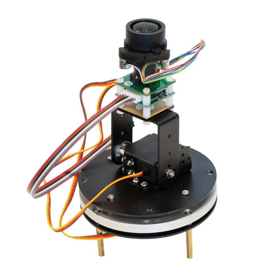 B0167B12 Arducam 12MP 477P PTZ Camera for Raspberry Pi 4/3B+/3 and Jetson NVIDIA Jetson Orin Nano/Orin NX, IR-Cut Switchable Camera with Metal Base and 2 Digital Servos
