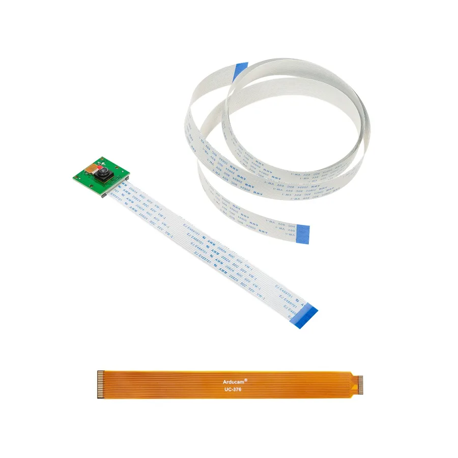 B0033R Arducam 5MP OV5647 Camera for Monitoring 3D Printer, with 3.28FT/100CM Long Extension Flex Ribbon Cable for Raspberry Pi