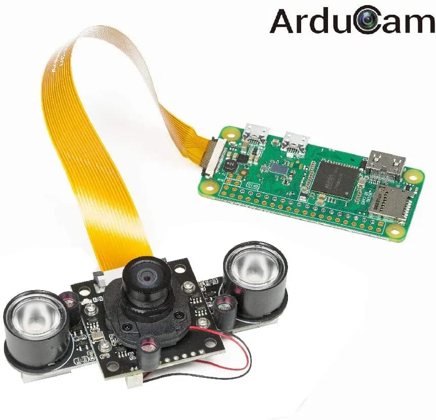 B003503 Arducam for Raspberry Pi NOIR 5MP OV5647 Camera Module Motorized IR-CUT Filter for Daylight and Night vision Support Pi 4 Zero Pi 3 Pi B/2B/ B/B+/A