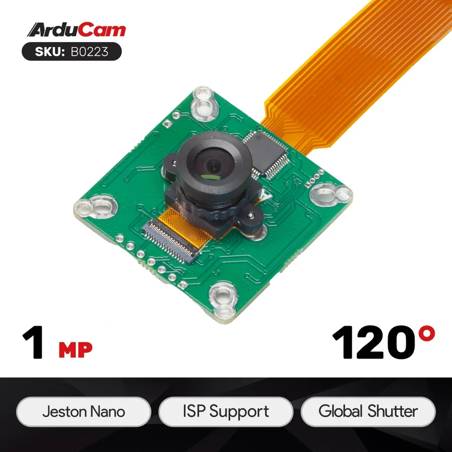 B0223 Arducam OV9281 1MP Global Shutter NoIR Camera Module for NVIDIA® Jetson AGX Orin/Orin Nano/Orin NX