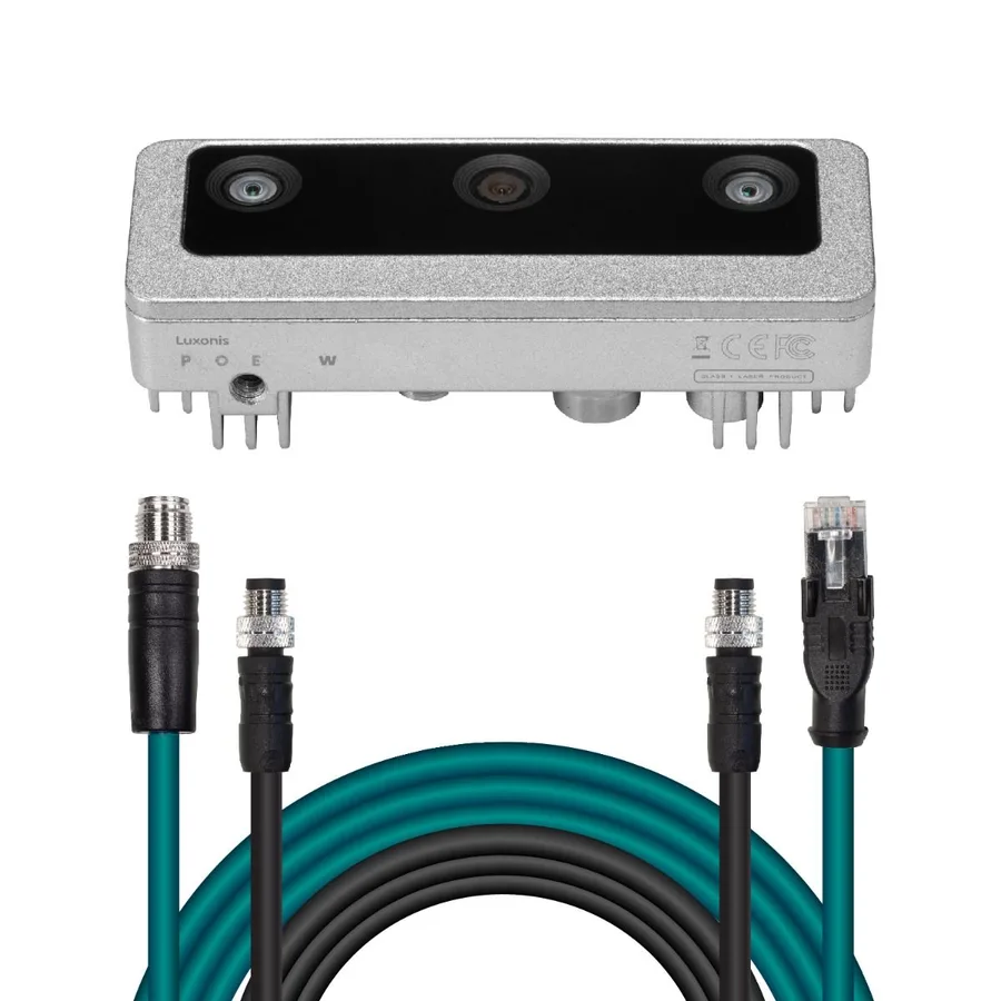 OAK-D-W-PoE Luxonis Stereo Derinlik AI Kamera