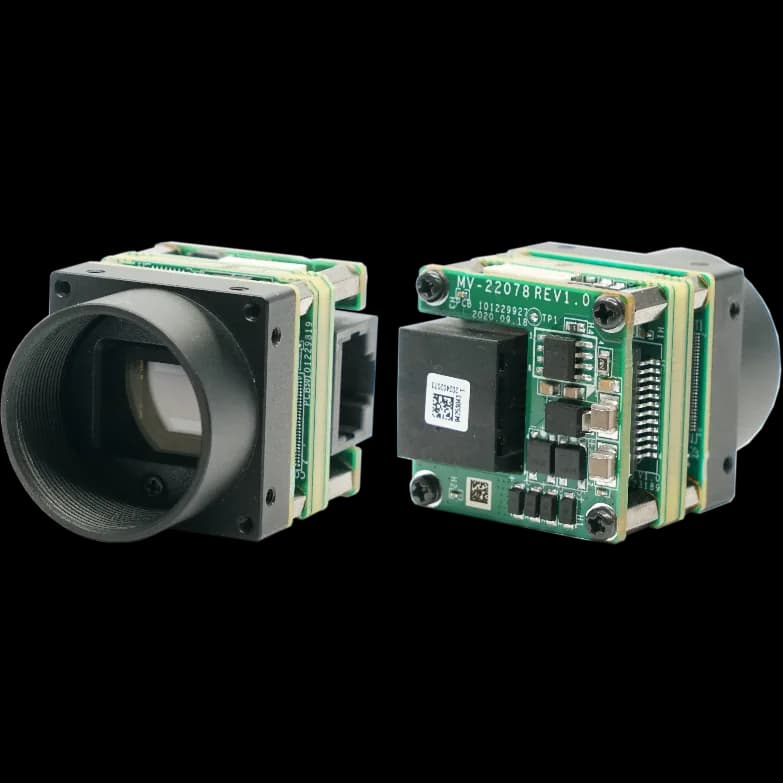0.4MP Board Level Camera, GigE,IMX297,Mono,M12-mout