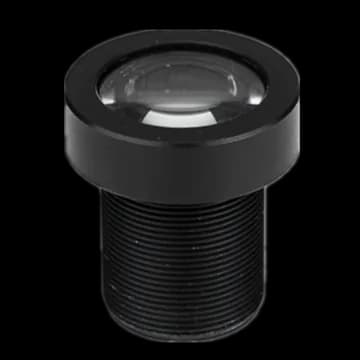 3.37mm, F2.8, 1/2", 5MP Lens, M12-Mount