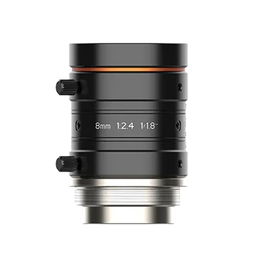 8mm, F2.4, 1/1.8", 10MP Lens,C-Mount