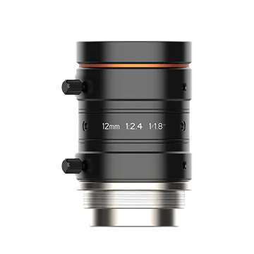 12mm, F2.4, 1/1.8", 10MP Lens,C-Mount