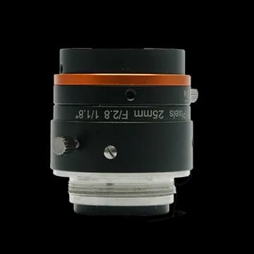 25mm, F2.8, 1/1.8", 6MP Lens, C-Mount