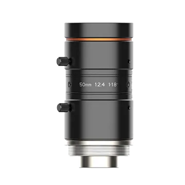 50mm, F2.4, 1/1.8", 10MP Lens,C-Mount