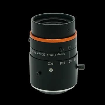 50mm, F2.8, 1/1.8", 6MP Lens, C-Mount