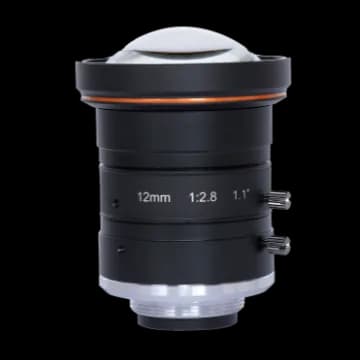 12mm, F2.8, 1.1", 12MP Lens, C-Mount