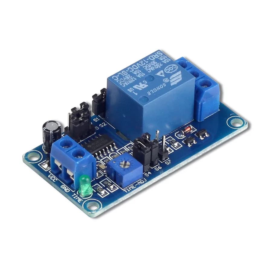 U6031 UCTRONICS DC 12V Time Delay Relay Module for Smart Home, Tachograph, GPS, PLC Control, Industrial Control, Electronic Experiment, Arduino Robot